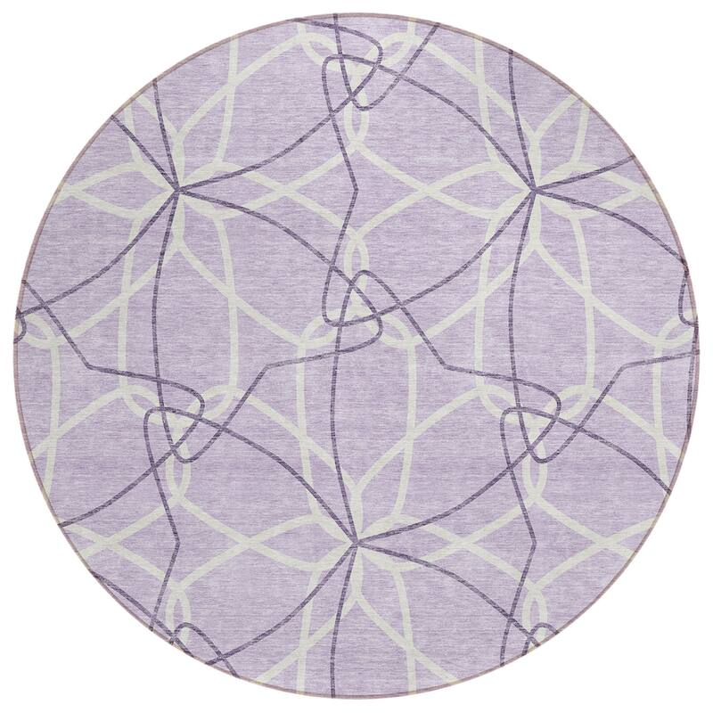 HomeRoots Geometric Modern Rectangle Outdoor Rug