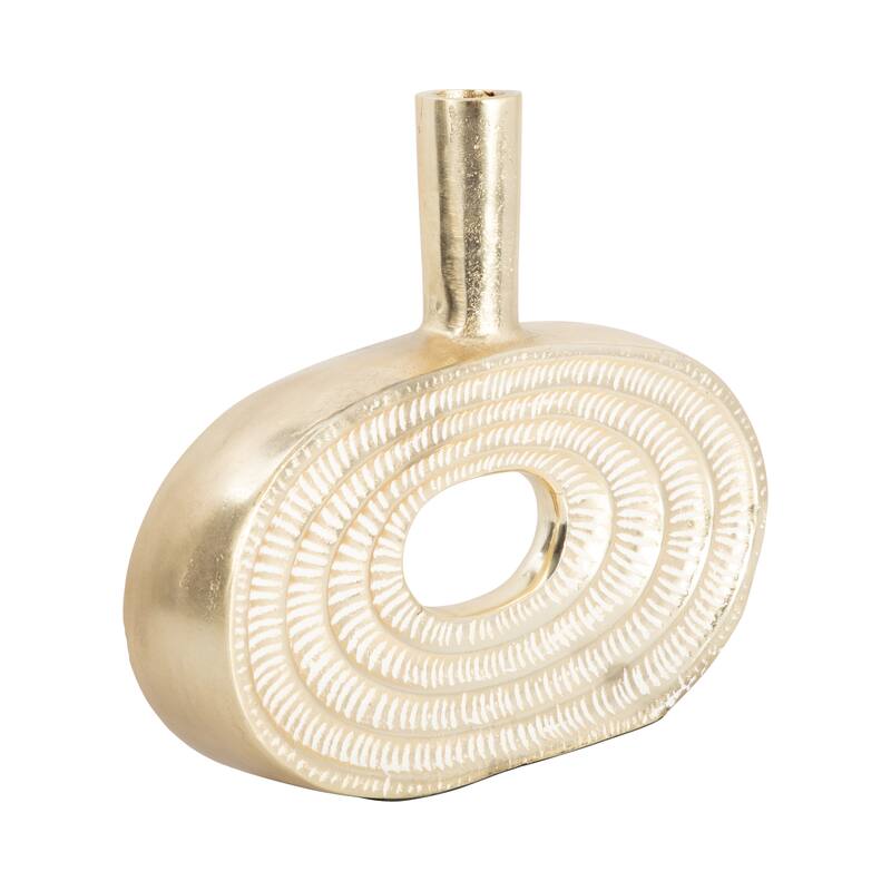 Sagebrook Home Aluminum Vase - Elevate Your Decor With Elegance & Style