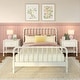 preview thumbnail 17 of 33, Max and Lily Jenny Lind Nightstand with 1 Drawer and Bottom Shelf