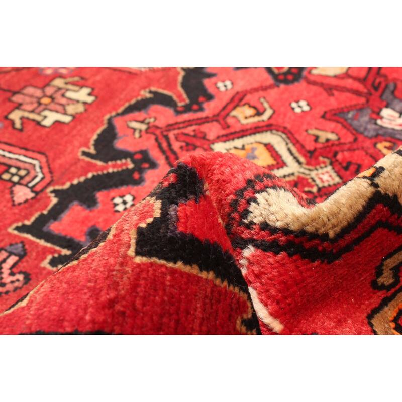 ECARPETGALLERY Hand-knotted Anadol Red Wool Rug - 3'11 x 6'8