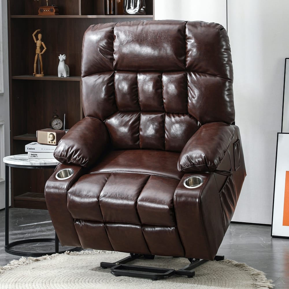 Oversized Electric Power Lift Recliner Chair with Massage and Heating