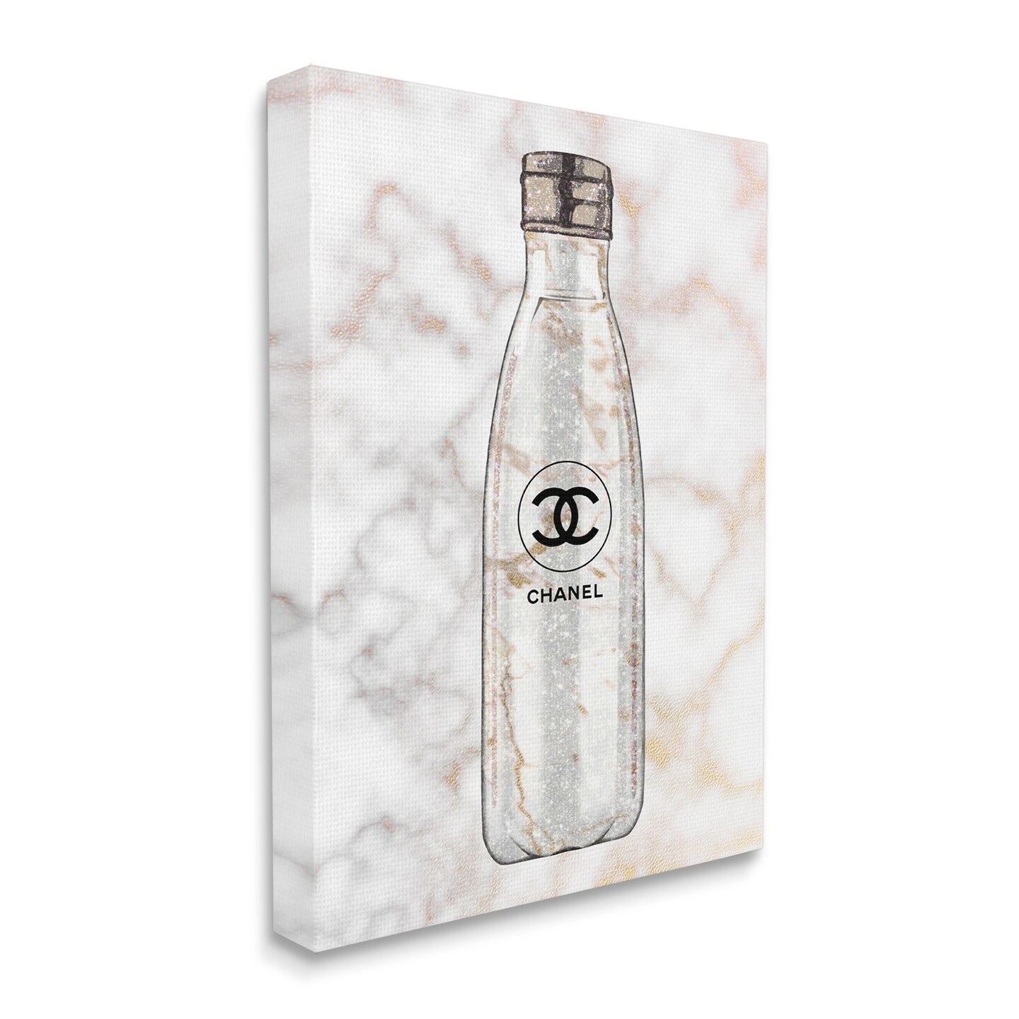 Stupell Glam Fashion Water Bottle over Marble Canvas Wall Art - Bed Bath &  Beyond - 32547843