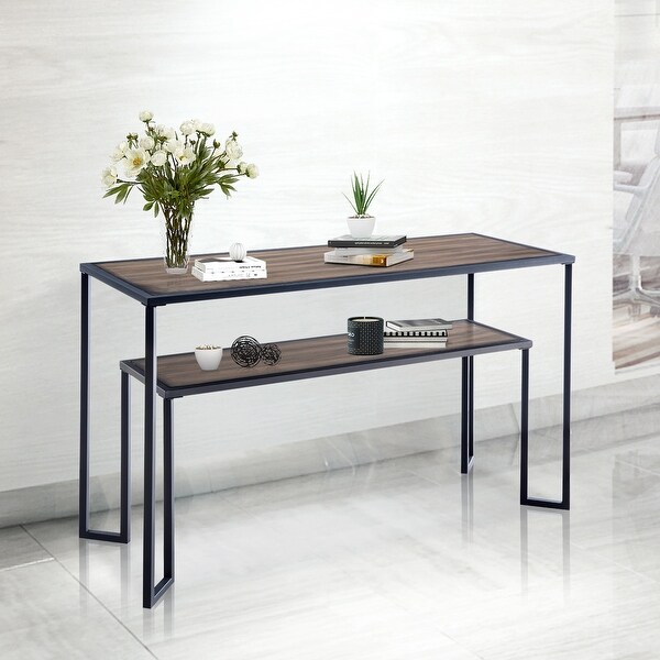 AOOLIVE 48 inch Narrow Console Table for Living Room Tea table