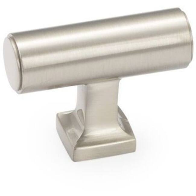 Schaub and Company Haniburton 1-5/8" Urban Modern "T" Bar Cabinet Knob - Satin Nickel