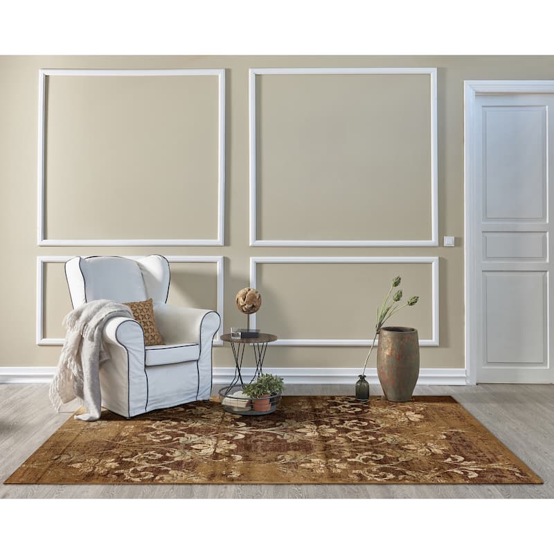 Heritage Damask Area Rug