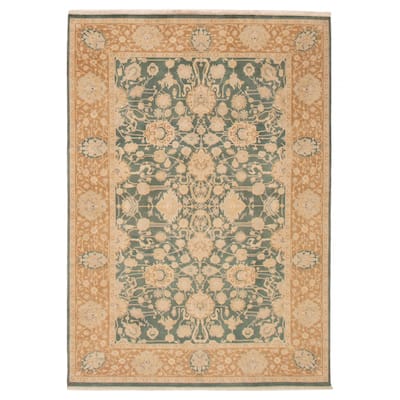 ECARPETGALLERY Hand-knotted Pako Persian 18 Of 20 Teal Wool Rug - 6'0 x 8'8