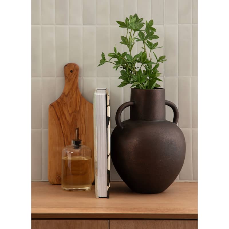 Kate and Laurel Lusila Decorative Metal Vase