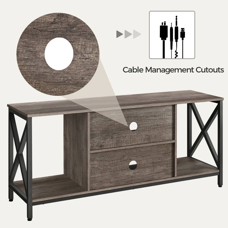 Yaheetech 55" W TV Stand TV Console Table for Living Room