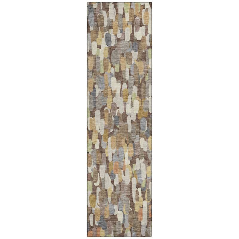 Machine Washable Indoor/ Outdoor Contemporary Drew Chantille Rug