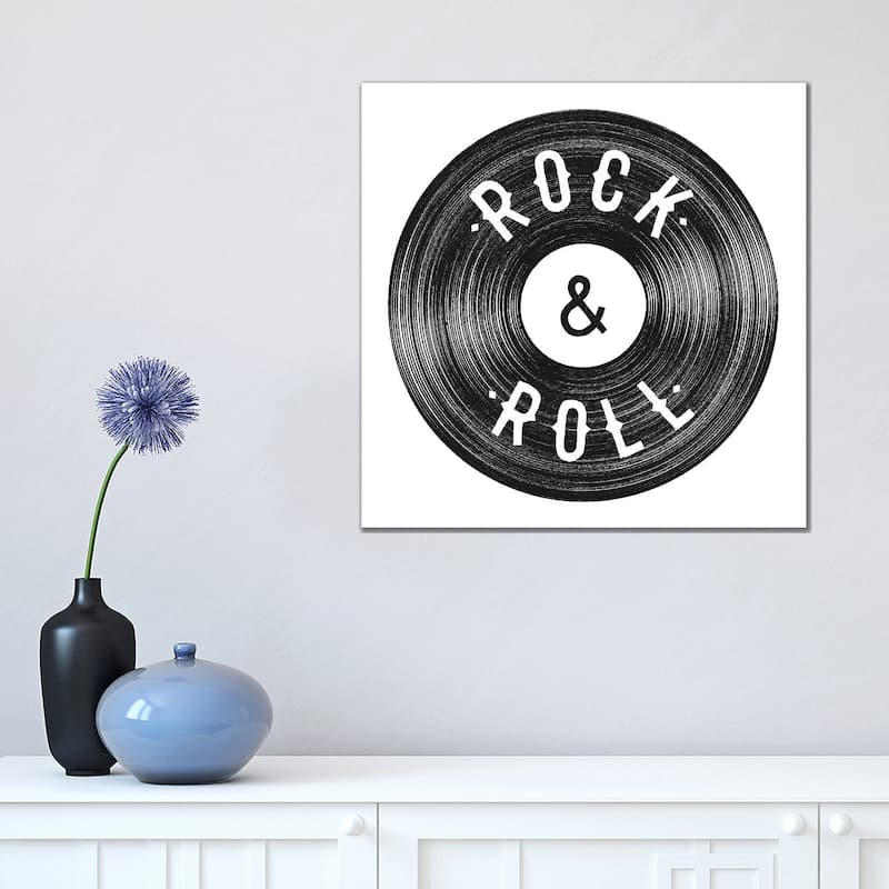iCanvas "Rock & Roll" by Florent Bodart Canvas Print - 18x18x1.5