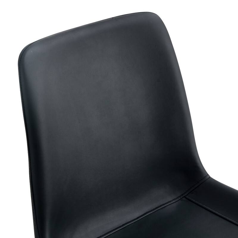 7-Piece Set, 59-71" Extendable Dining Table with PU Upholstered Dining Chairs