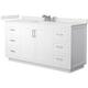 Option White / White Quartz Top / Brushed Nickel Hardware