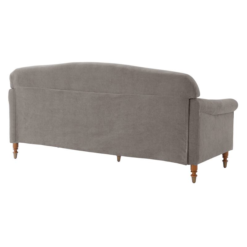 Modern Loveseat Sofa 77.5" 2-seater Couch Upholstered Loveseat with Rolled Arms for Living Room,Reading Corner and Small Spaces