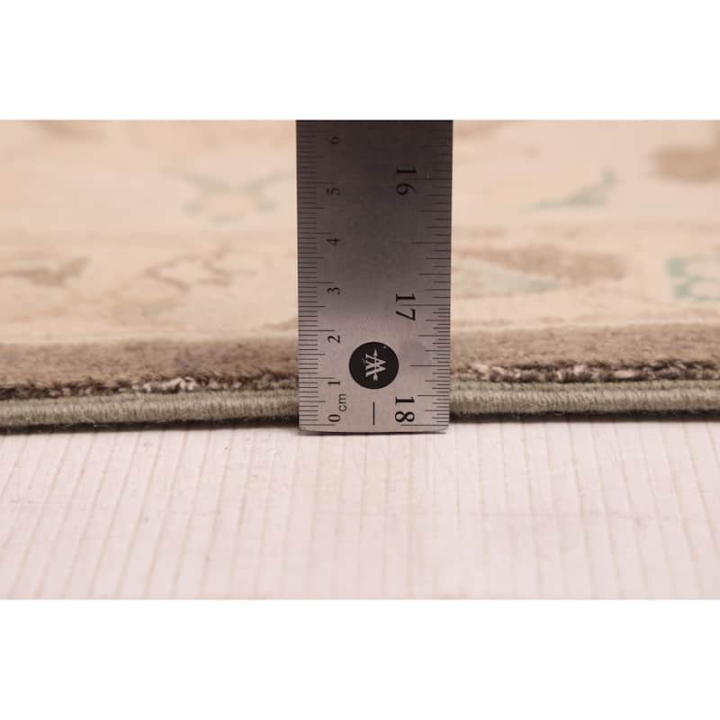 ECARPETGALLERY Hand-knotted Peshawar Oushak Brown Wool Rug - 8'11 x 12'6