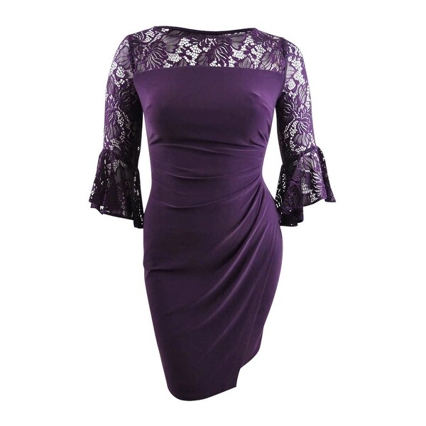 ralph lauren purple dress