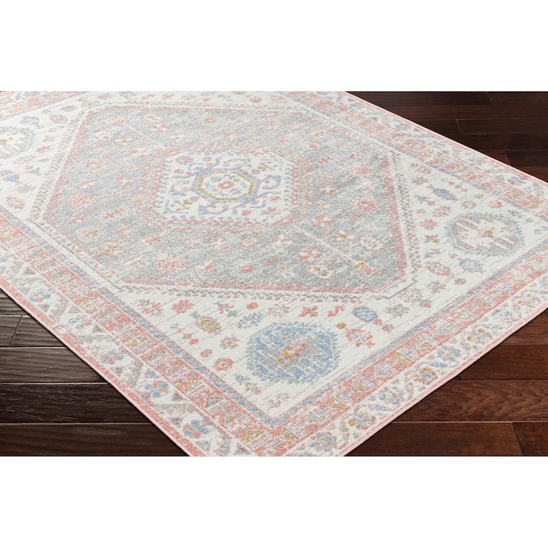 Livabliss Lavadora Vintage Persian Machine Washable Area Rug