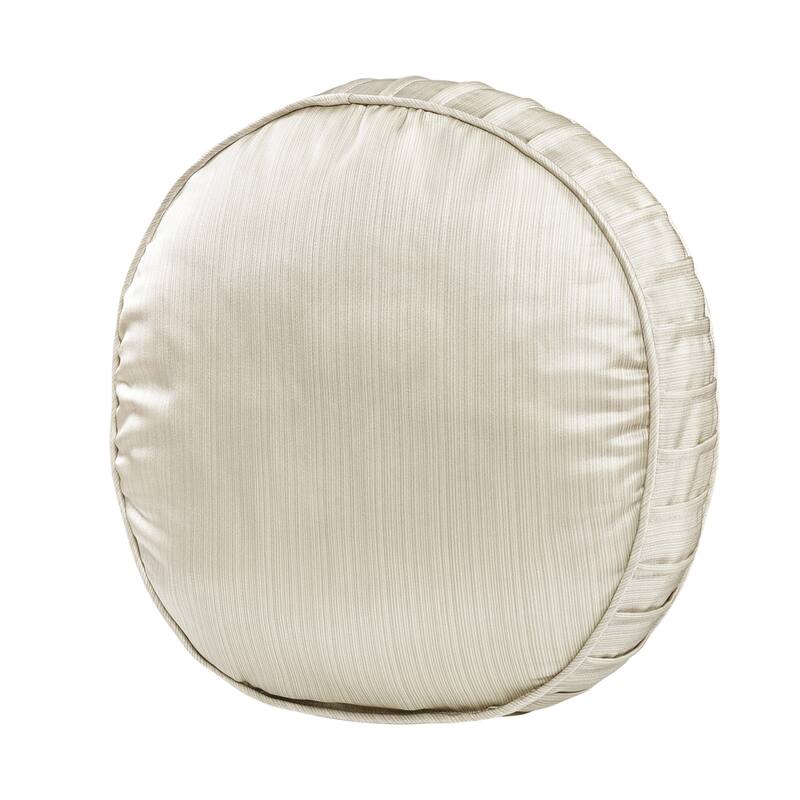J. Queen New York Amaretto Round Decorative Throw Pillow