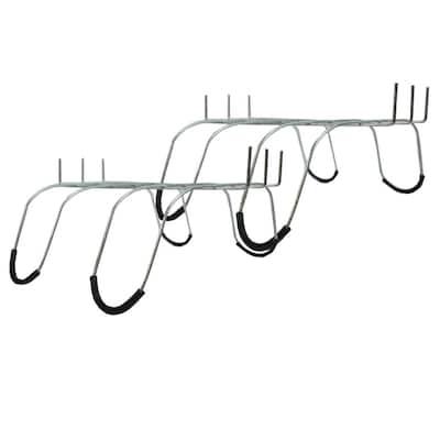 13" Gravestone Floral Saddles with Rubber Grips 2 Pc Set - ABN5M007-NTRL-2