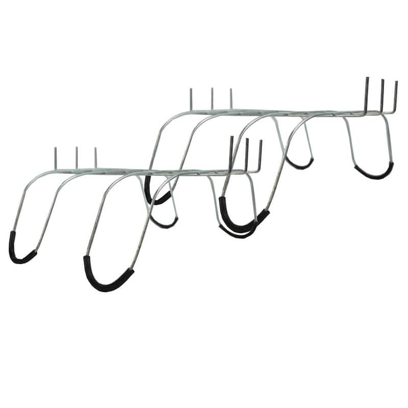 13" Gravestone Floral Saddles with Rubber Grips 2 Pc Set - ABN5M007-NTRL-2