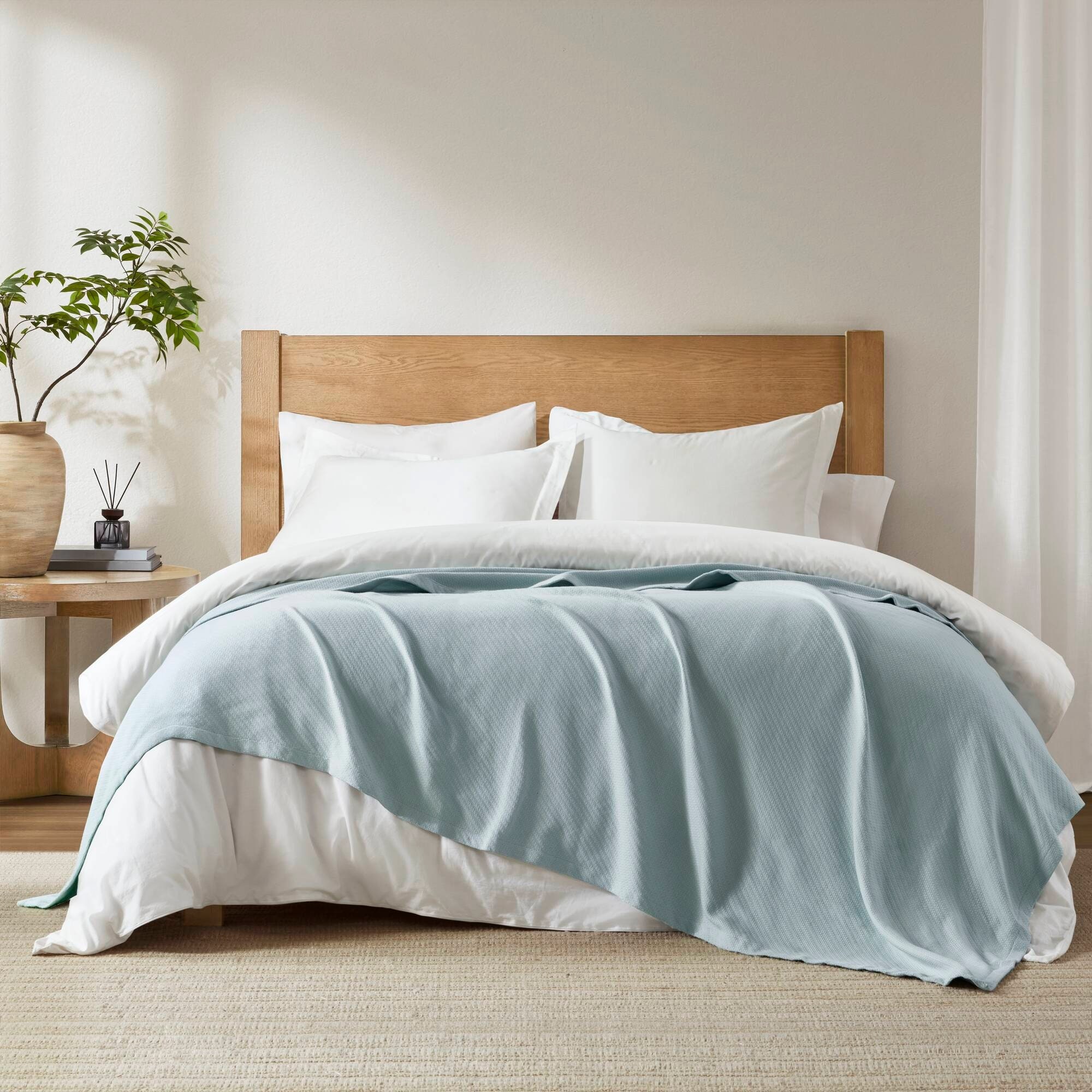 Madison Park Liquid Cotton 100% Cotton Breathable Woven Blanket