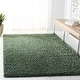 preview thumbnail 3 of 123, SAFAVIEH August Shag Veroana Solid 1.5-inch Thick Rug 3' x 5' - Green - Rectangle