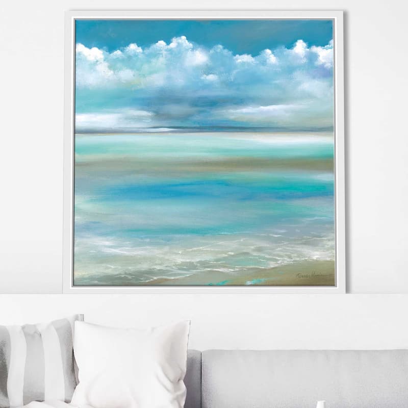 "Tranquility" by The Sea II" by Manning Print on Floating Canvas