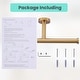 preview thumbnail 6 of 4, WOWOW Wall Mount Stainless Steel Single Arm Toilet Paper Holder
