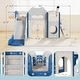 preview thumbnail 21 of 22, Toddler Slide, 8 in 1 Kids Indoor Slide for Toddler 1-3, Indoor Outdoor Toddler Playground, Baby Slide Toddler Slide Playset