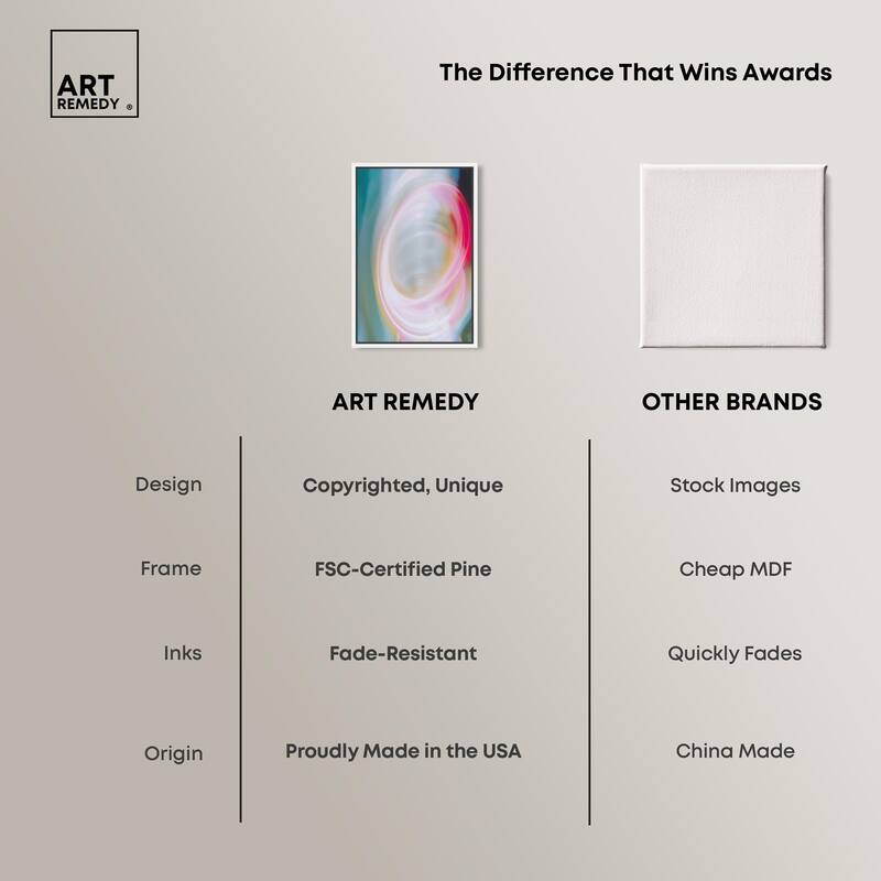 Swirling Light III Canvas by Art Remedy