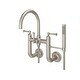 preview thumbnail 1 of 8, Pfister Tisbury Wall Mounted Tub Filler with Hand Shower Brushed Nickel