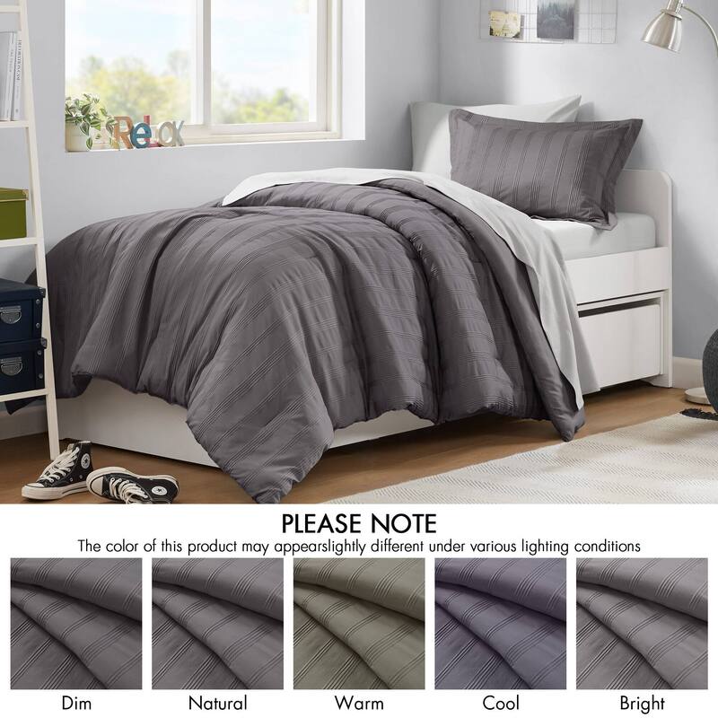 Chelsea Square Logan Woven Striped Comforter Set