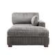 preview thumbnail 155 of 174, 41" W Plush Corduroy Chaise Lounge with Pillows
