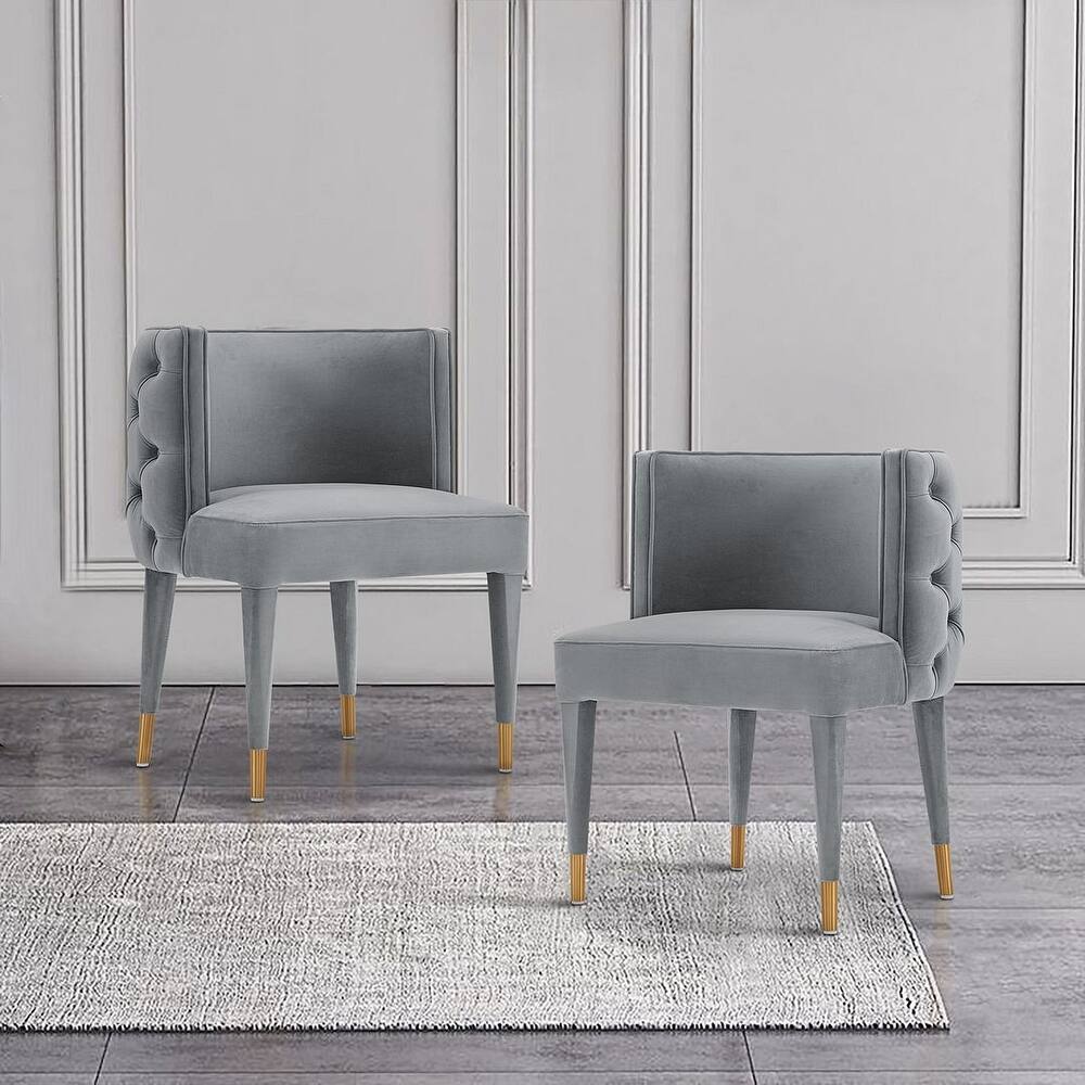 Manhattan Comfort Maya Velvet Dining Chair