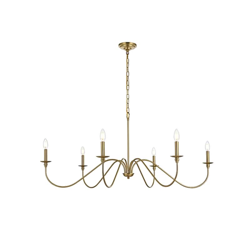 Indigo Home 48 inch chandelier - Gold