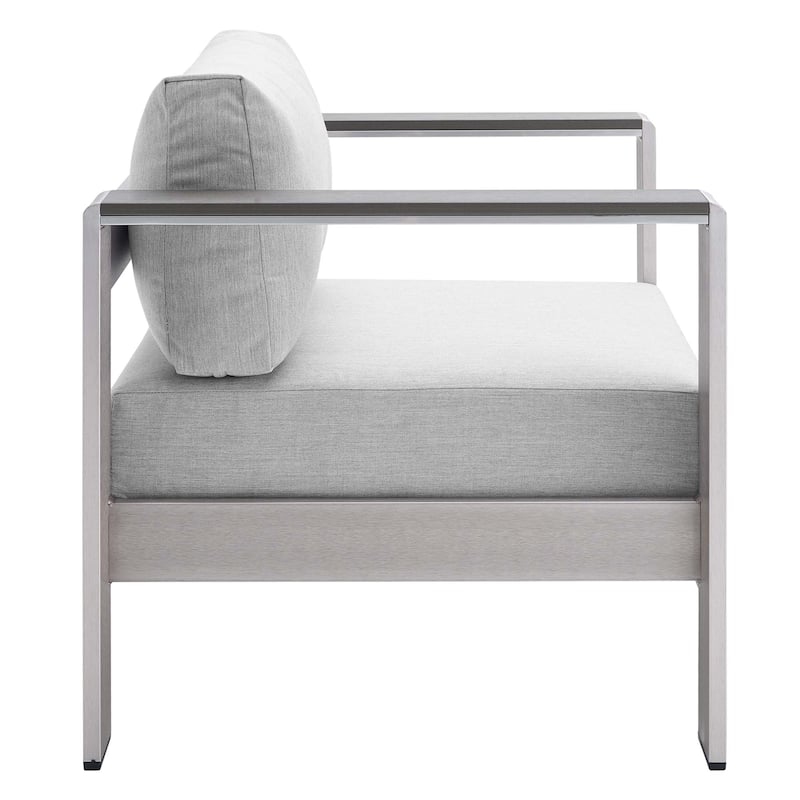 Shore Sunbrella Outdoor Patio Aluminum 4 Piece Set