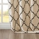 preview thumbnail 71 of 80, Madison Park Westmont Fretwork Print Pattern Single Curtain Panel