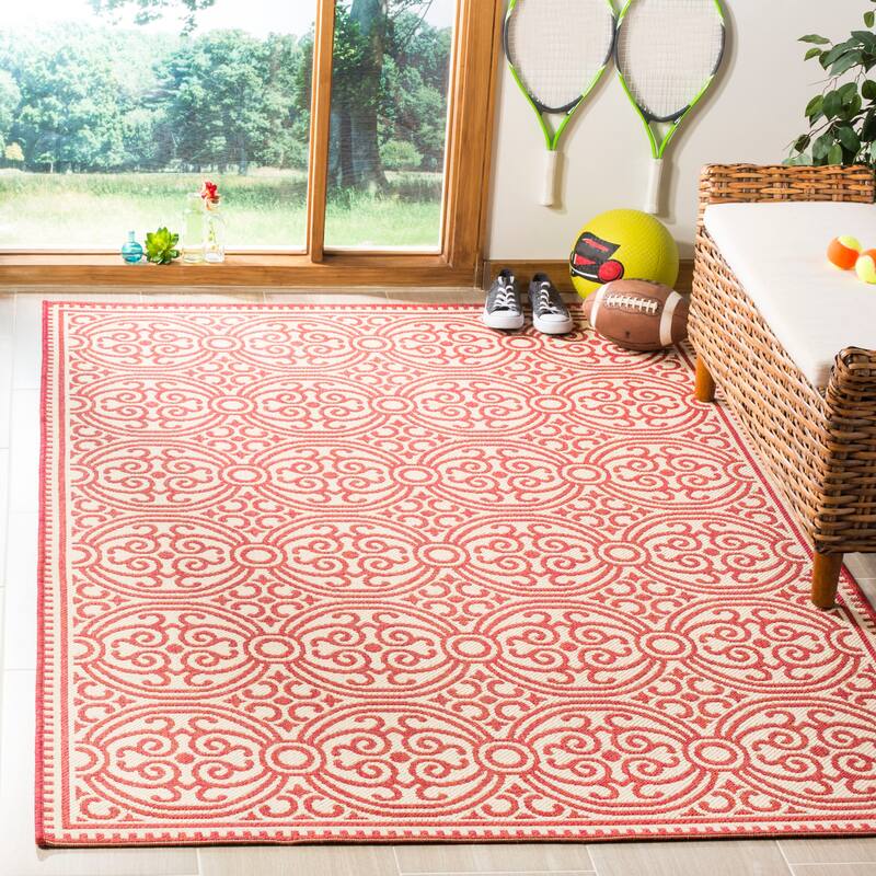 SAFAVIEH Linden Myriame Indoor/ Outdoor Waterproof Patio Backyard Rug