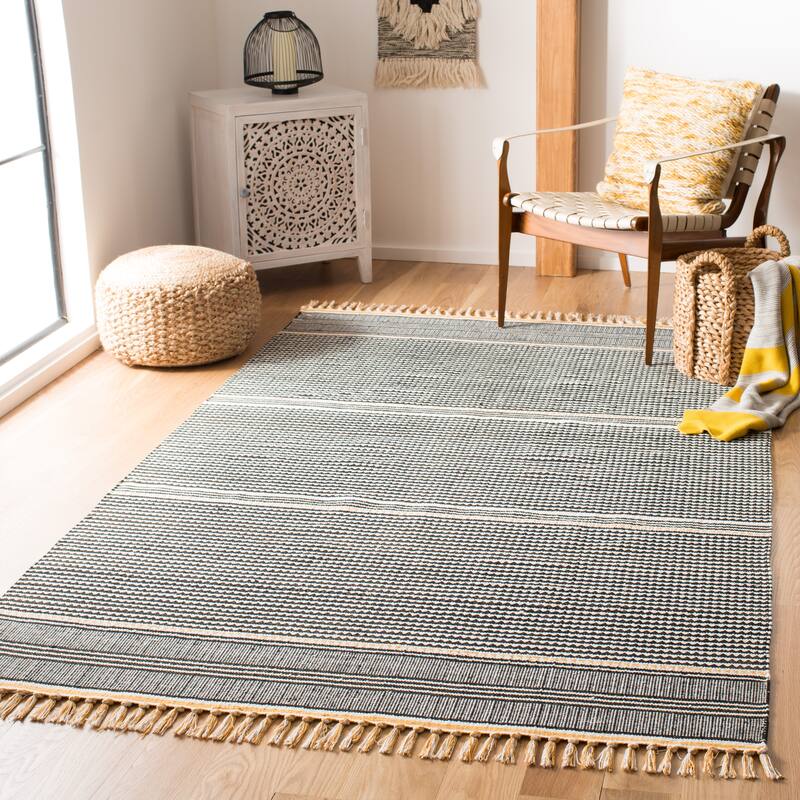 SAFAVIEH, Handmade Flatweave Montauk Susse Casual Cotton Rug