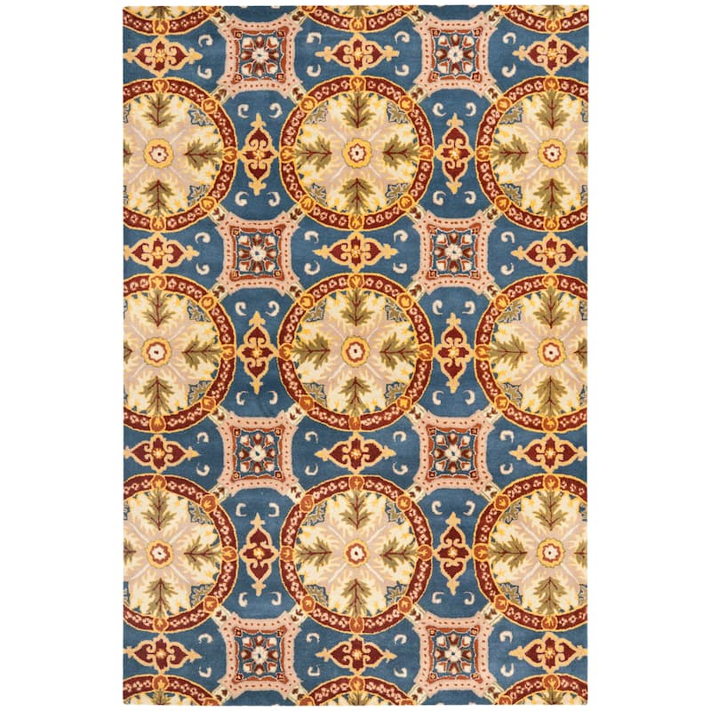 SAFAVIEH Handmade Wyndham Nisa Modern Wool Rug