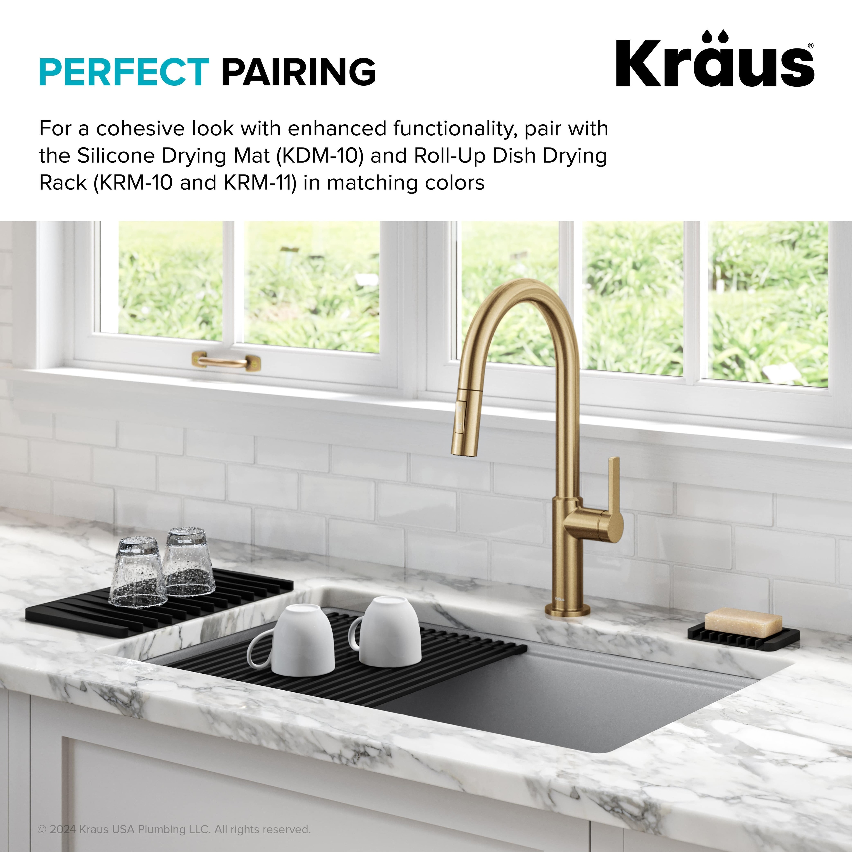 Kraus sink drying rack best sale