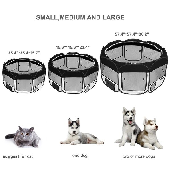portable pet fence panels