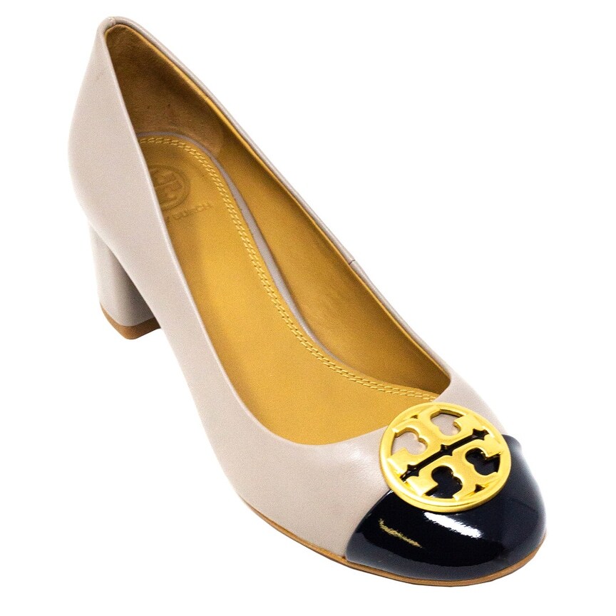 tory burch chelsea cap toe pump