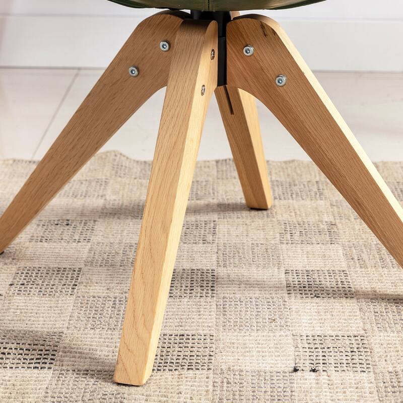 Modern Home Office Swivel Desk Chair Fabric Accent Chair