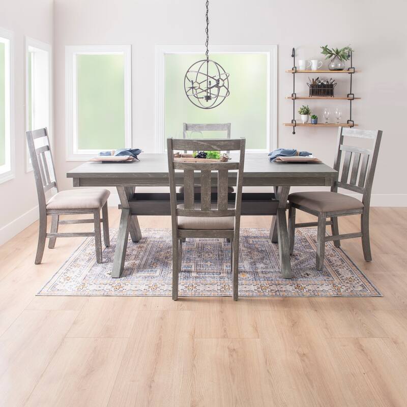 Chester 5-Piece Rustic Farmhouse Dining Set