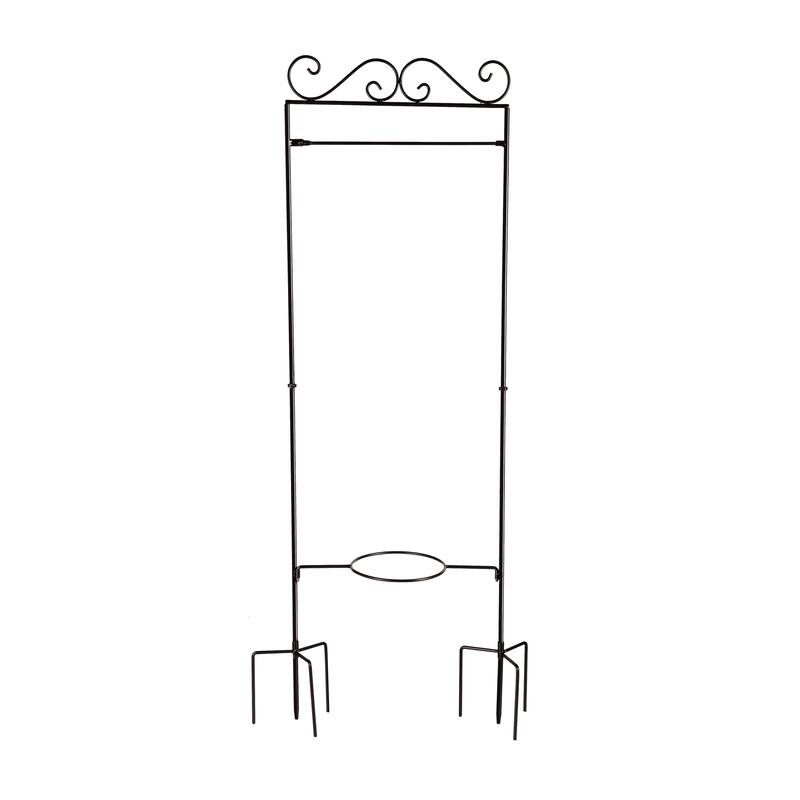 Potted Plant Garden Flag Stand