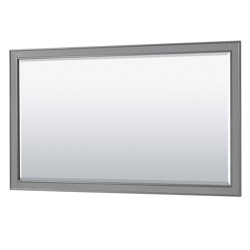 Wyndham Collection Deborah 60" Free Standing Double Vanity Set with