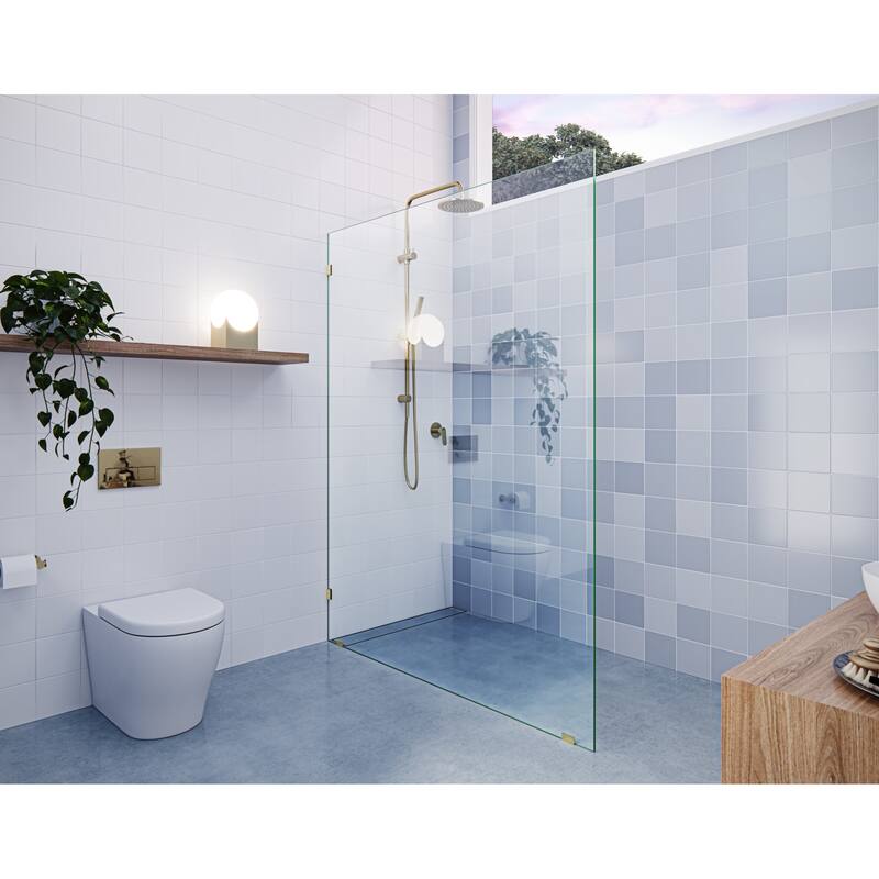 Glass Warehouse GW-SFP-60 Vela 78" High x 60" Wide Shower Screen