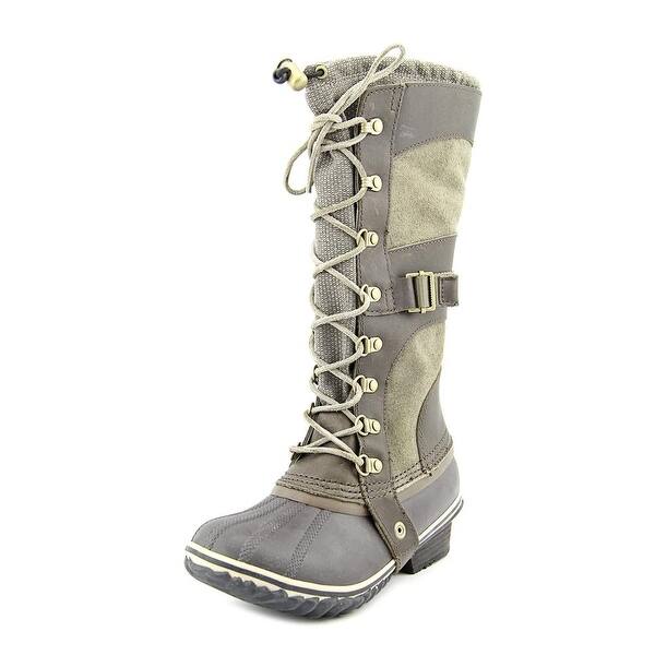 Shop Sorel Conquest Carly Round Toe Leather Winter Boot