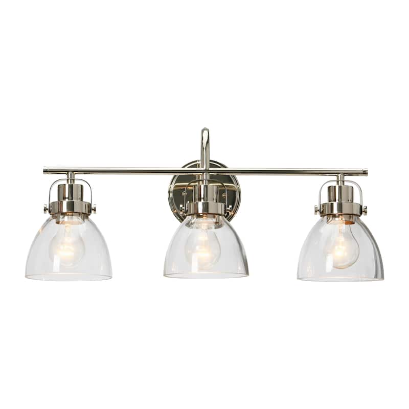 Robert Stevenson Lighting Avalon - Metal and Glass Vanity Light