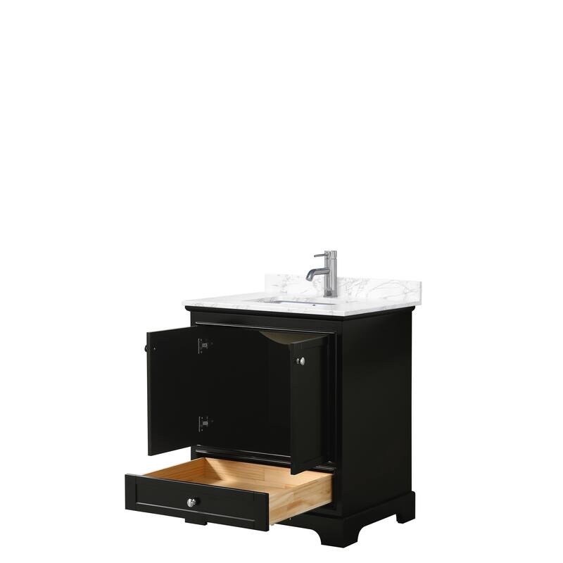 Deborah 30-inch Single Vanity, Cultured Marble Top